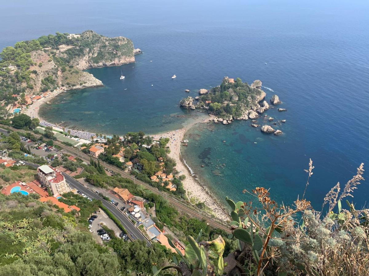 Panoramic Taormina Bay View Daire Dış mekan fotoğraf