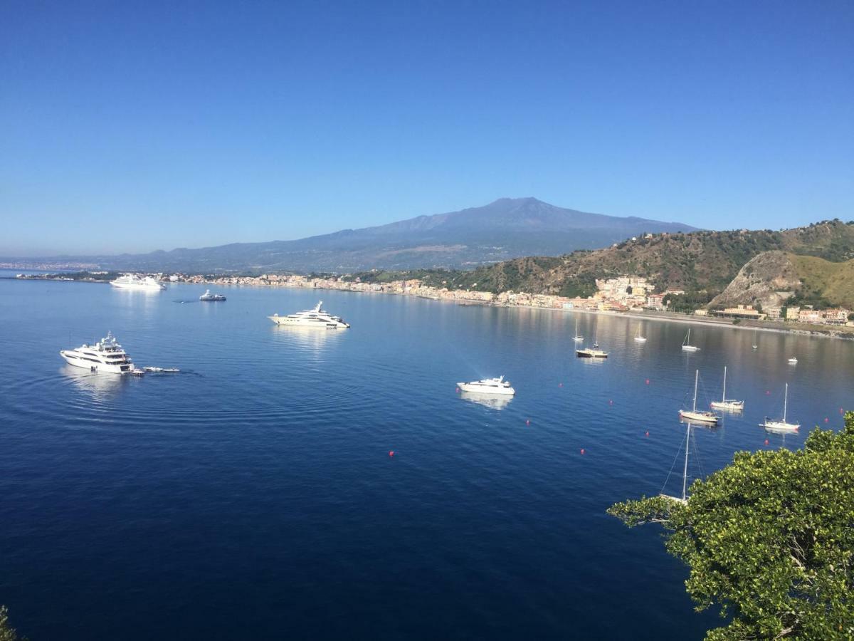 Panoramic Taormina Bay View Daire Dış mekan fotoğraf